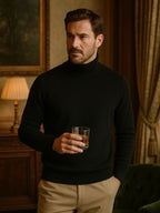 100% Merino Wool Turtleneck Sweater – Corsavi, view 5