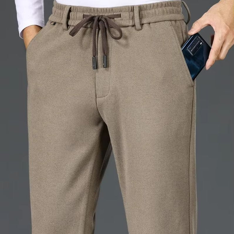 Alesso Relaxed-Fit Pants for Men in Khaki