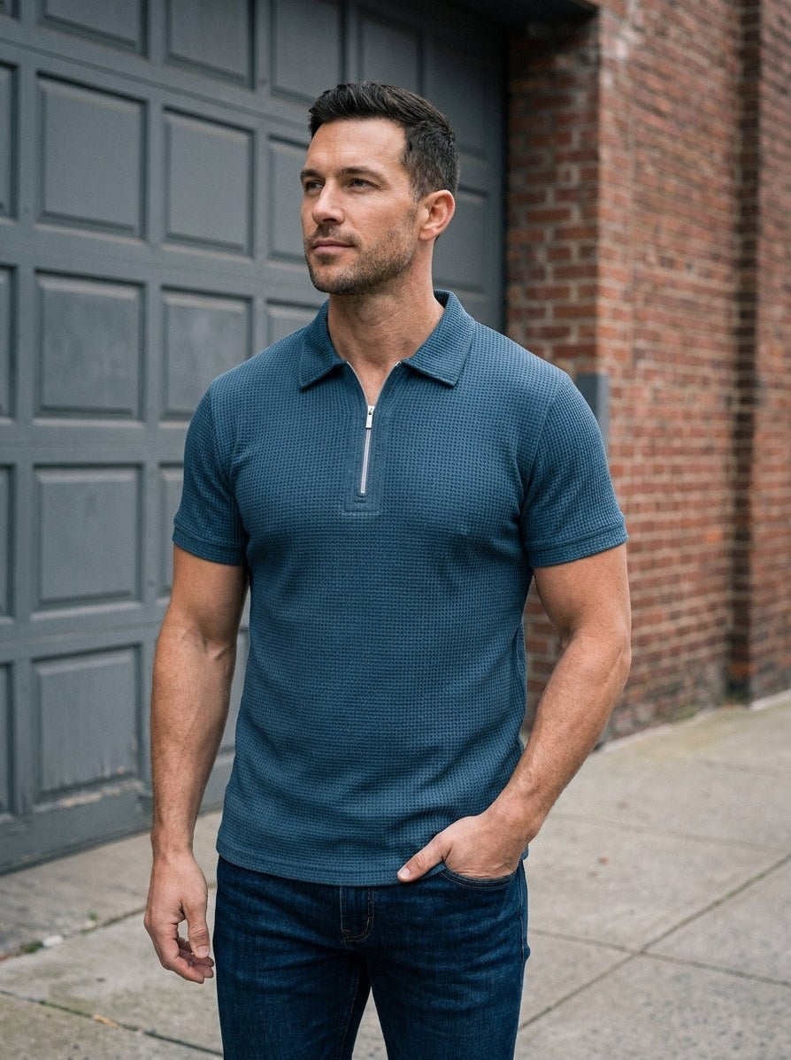 Amalfi - Men's Ultra-Comfort Polo Shirt, view 5