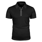 Amalfi - Men's Ultra-Comfort Polo Shirt in Espresso Black