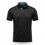 Ansel - Men's Ultra Comfort Polo in Espresso Black