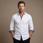 Men's Anti-Crease Tailored-Fit Dress Shirt, view 2