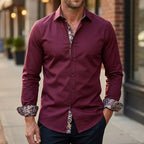 Men's Anti-Crease Tailored-Fit Dress Shirt, view 4