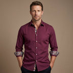 Men's Anti-Crease Tailored-Fit Dress Shirt, view 9
