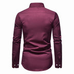 Men's Anti-Crease Tailored-Fit Dress Shirt, view 11