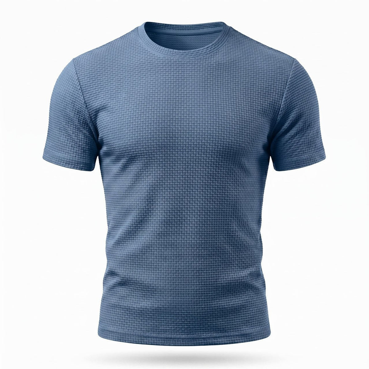 Arden - Men's Ultra-Comfort Crew Neck T-Shirt in Coastal Blue