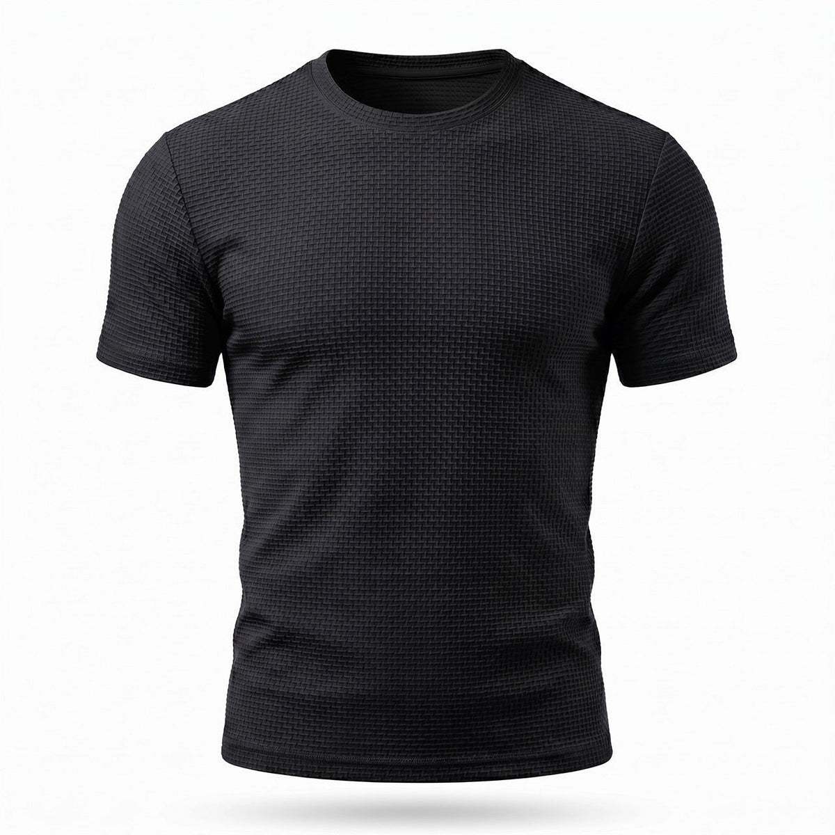 Arden - Men's Ultra-Comfort Crew Neck T-Shirt in Espresso Black