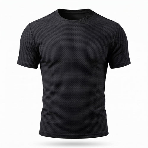 Arden - Men's Ultra-Comfort Crew Neck T-Shirt in Espresso Black