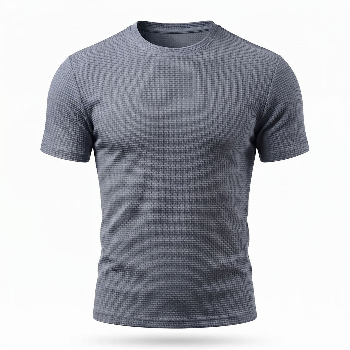 Arden - Men's Ultra-Comfort Crew Neck T-Shirt in Silverwood Gray