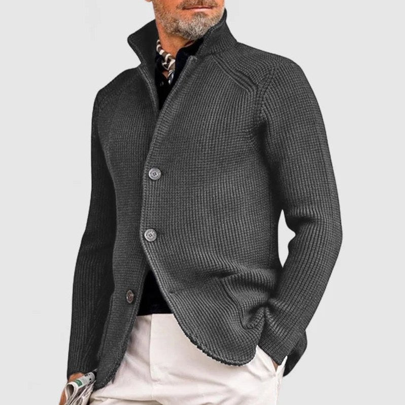 Berkeley Merino Cardigan for Men in Gray