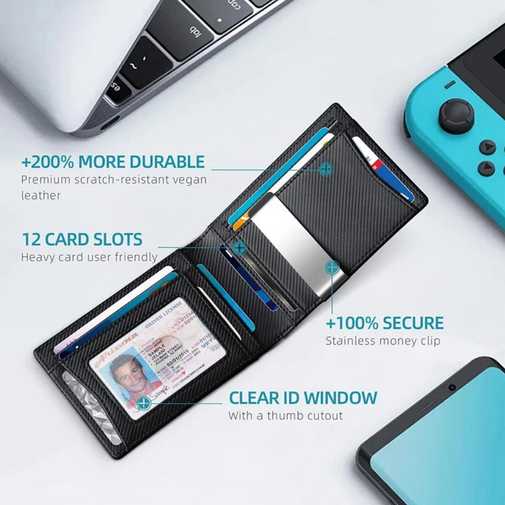 Buy 1 Get 1 Free | CarbonVault – Ultra Slim Carbon Fiber Wallet, view 2