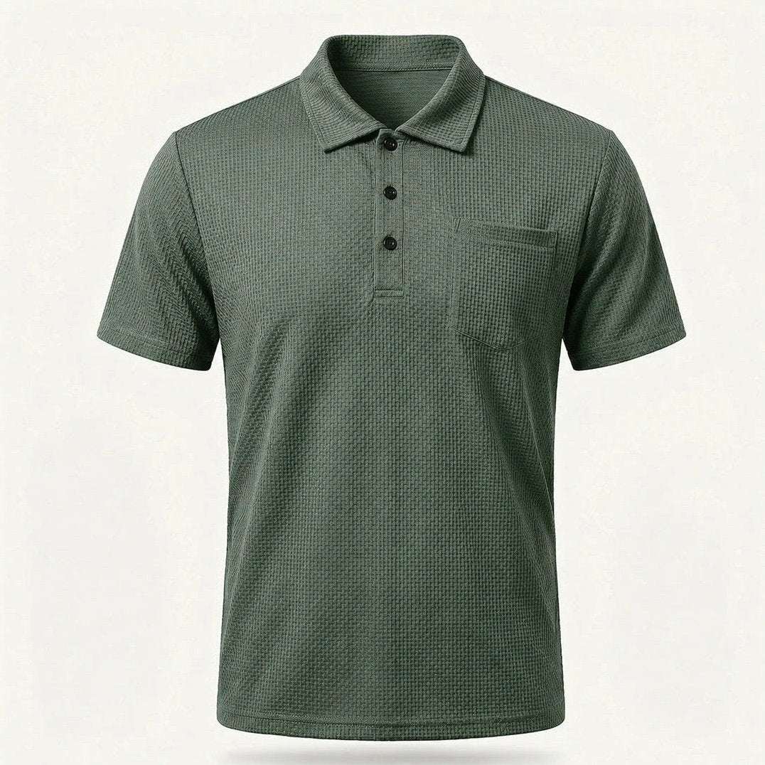 Capri - Men's Ultra Comfort Pocket Polo in Sage Green