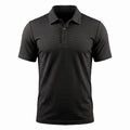 Capri - Men's Ultra-Comfort Polo Shirt in Espresso Black