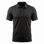 Capri - Men's Ultra-Comfort Polo Shirt in Espresso Black