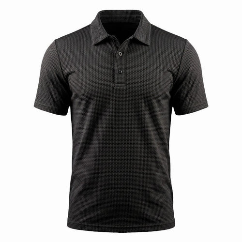 Capri - Men's Ultra-Comfort Polo Shirt in Espresso Black