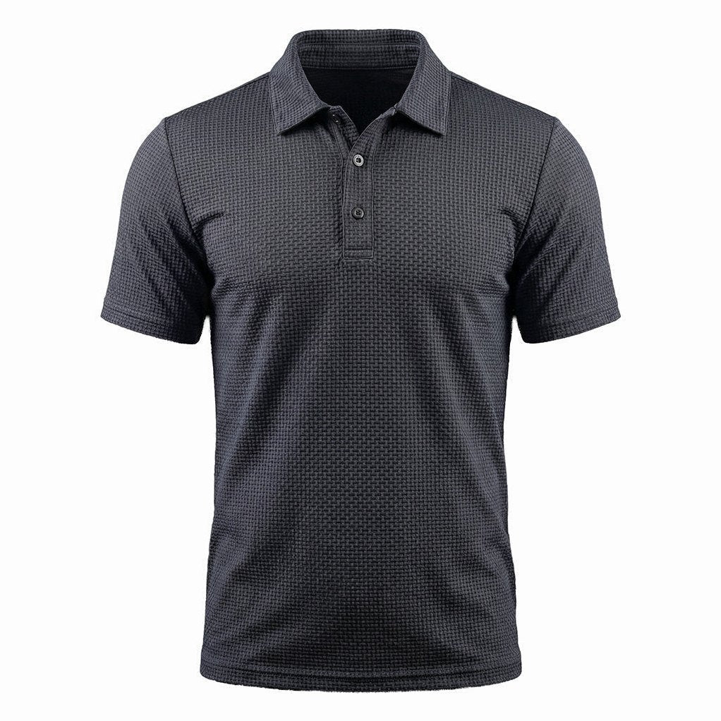 Capri - Men's Ultra-Comfort Polo Shirt in Harbour Gray