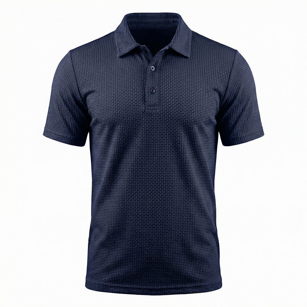 Capri - Men's Ultra-Comfort Polo Shirt in Midnight Navy