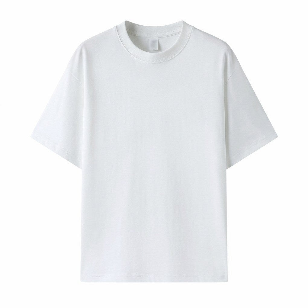 Cascais - Men's Ultra-Comfort Cotton T-Shirt in Chalk White