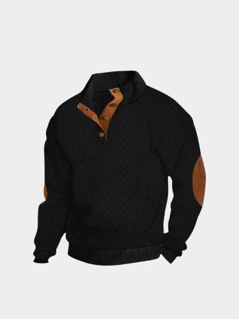 Classic High Collar Pullover Limited Edition – Corsavi in Black