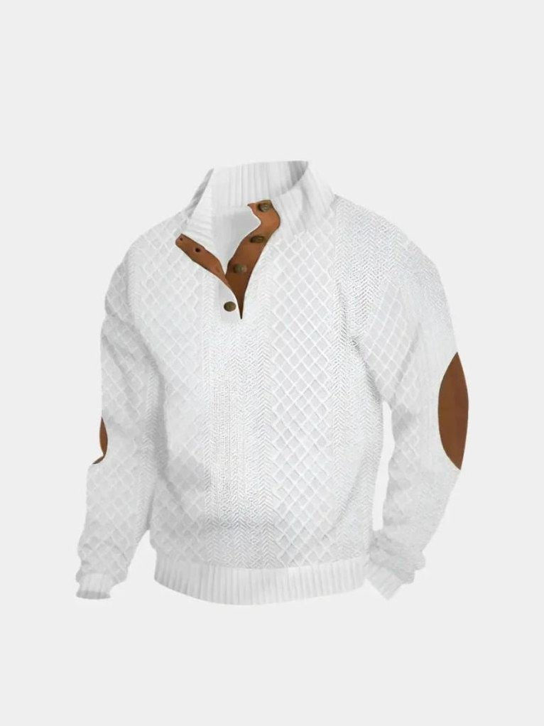 Classic High Collar Pullover Limited Edition – Corsavi in White