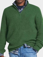 Classic Highland Quarter-Zip Sweater for Men, view 7