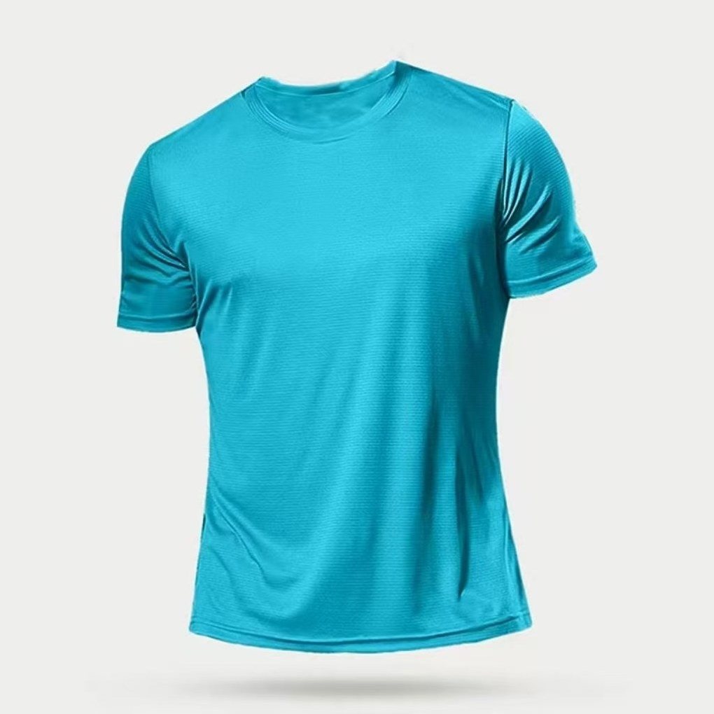 Cortina - Men's Ultra-Comfort Quick-Dry T-Shirt in Lagoon Blue