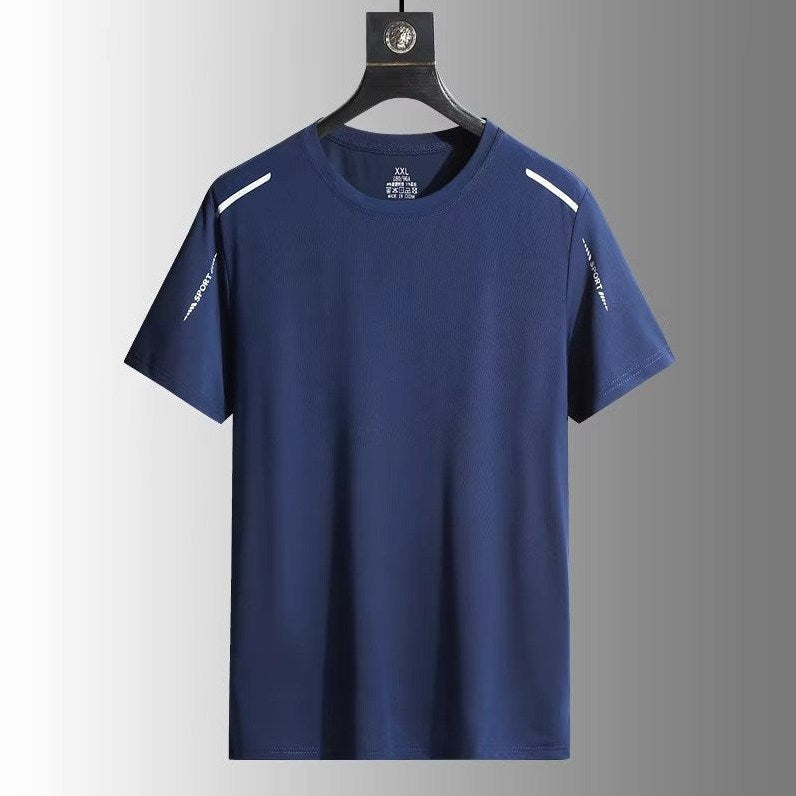 Davos - Men's Ultra-Comfort Active T-Shirt in Midnight Navy