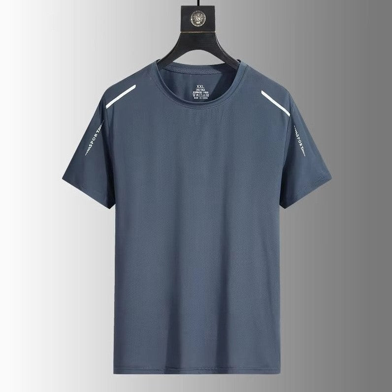Davos - Men's Ultra-Comfort Active T-Shirt in Slate Gray