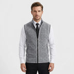 Elegant Full-Zip Sweater Vest – Corsavi, view 1