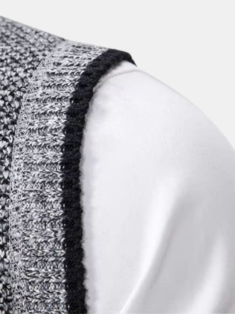 Elegant Full-Zip Sweater Vest – Corsavi, view 4