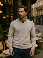 Elegant Quarter Zip Sweater – Corsavi, view 3