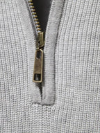 Elegant Quarter Zip Sweater – Corsavi, view 4
