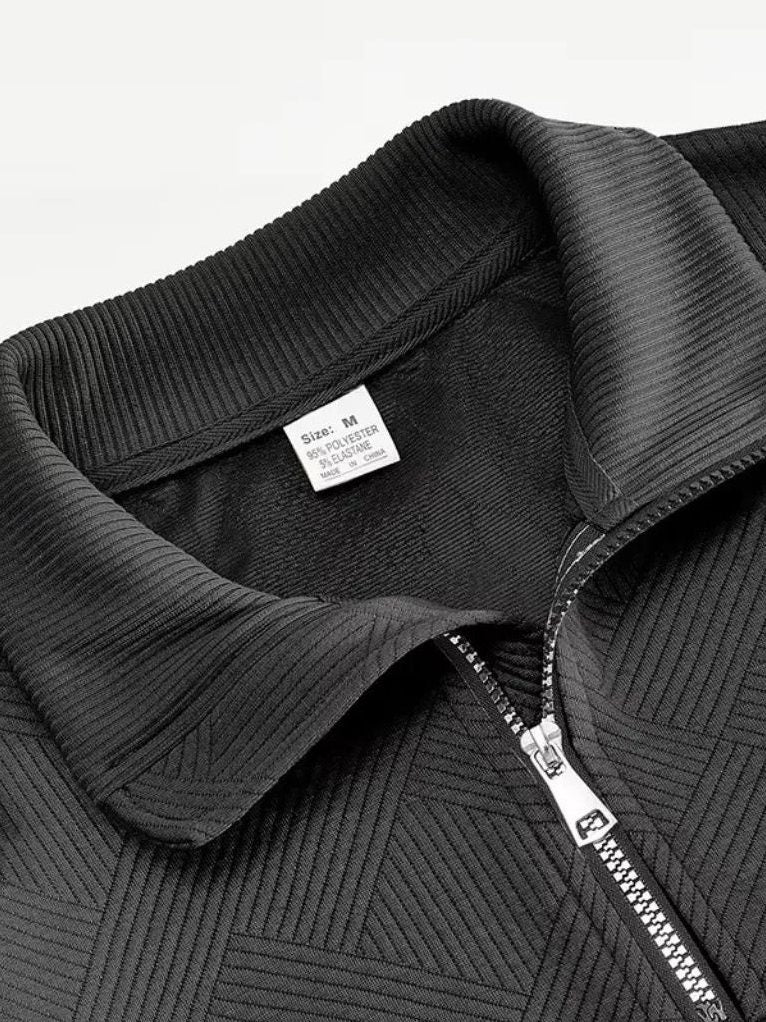 Essential Henley Quarter Zip Pullover – Corsavi, view 10