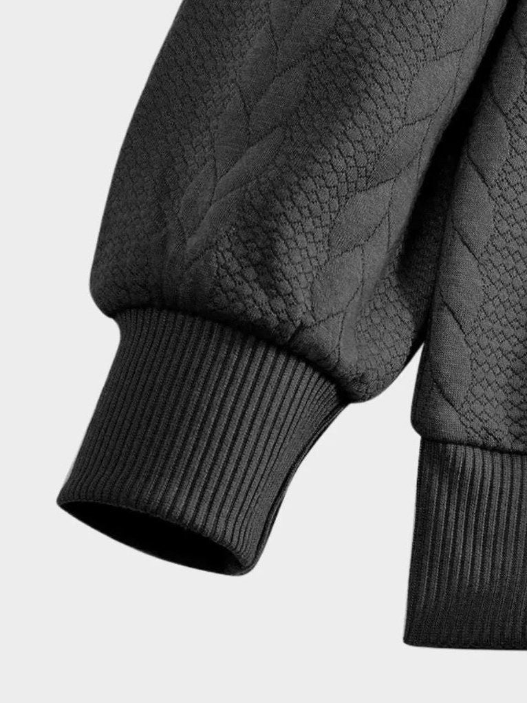 Essential Henley Quarter Zip Pullover – Corsavi, view 11