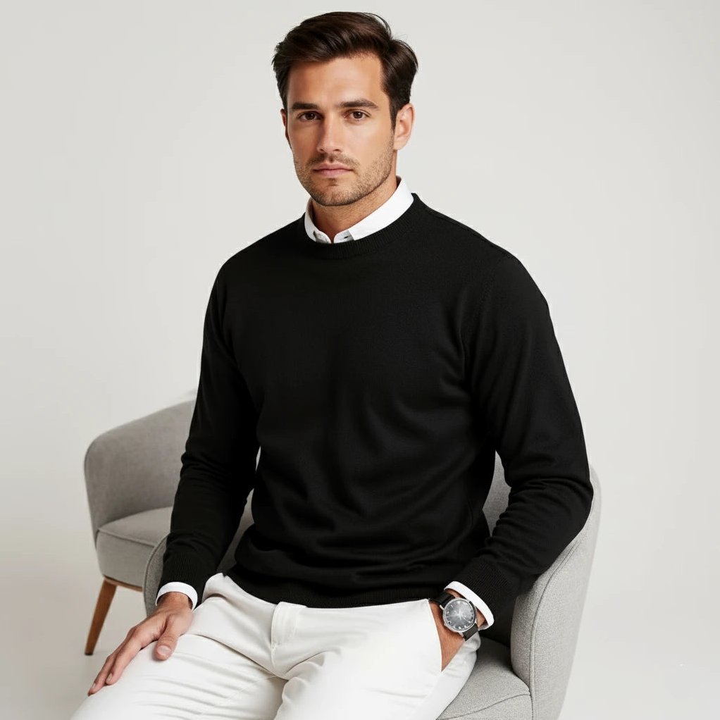 Everyday Casual Men’s Crew-Neck Sweater, view 9