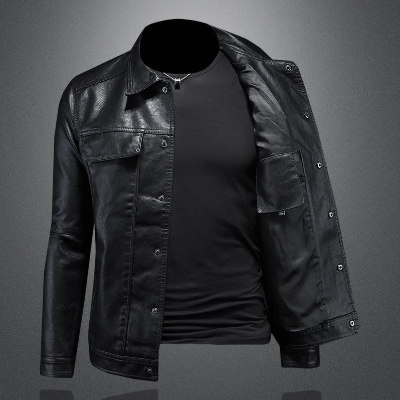 Harrison Forge Leather Jacket for Men, view 3