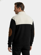High Collar Corduroy Retro Pullover for Men, view 4