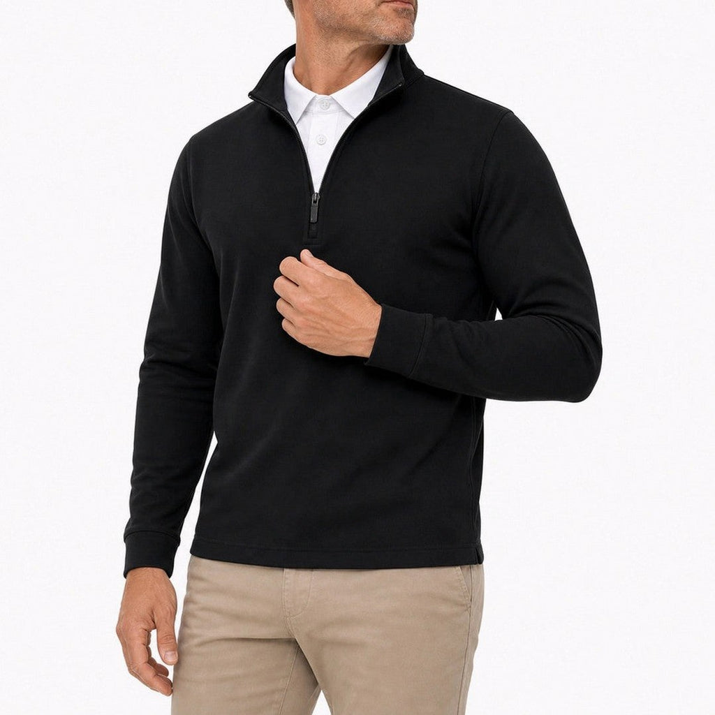 Leon - Men’s Ultra-Comfort 2-in-1 Quarter-Zip, view 10