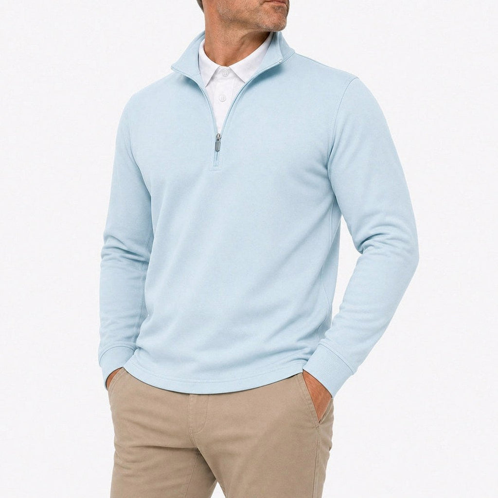 Leon - Men’s Ultra-Comfort 2-in-1 Quarter-Zip, view 12