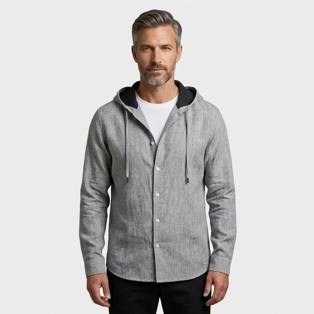 Linden Linen Pullover for Men, view 1