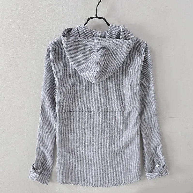 Linden Linen Pullover for Men, view 9