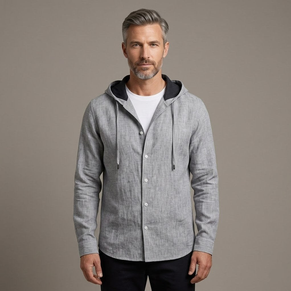 Linden Linen Pullover for Men, view 11