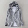 Linden Linen Pullover for Men in Gray