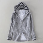 Linden Linen Pullover for Men in Gray