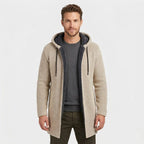 Locarno Knitted Hooded Winter Coat – Corsavi, view 1