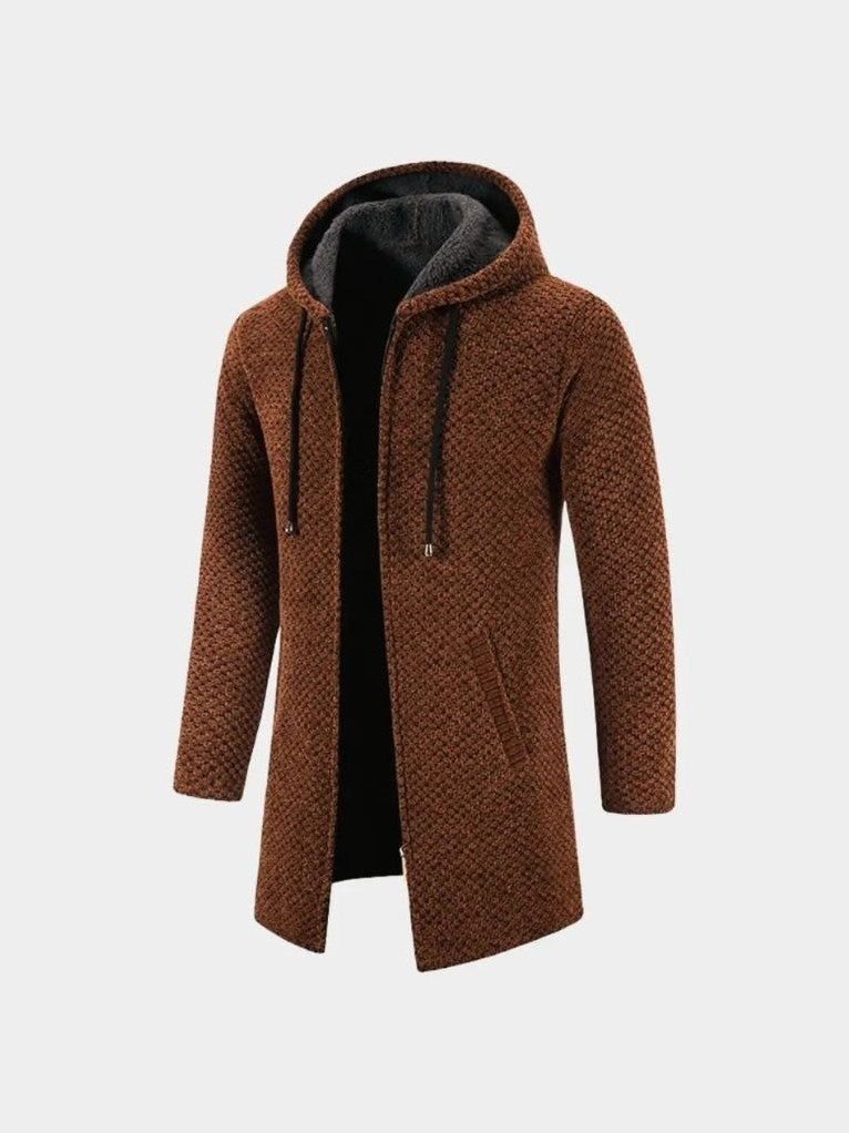 Locarno Knitted Hooded Winter Coat – Corsavi, view 11