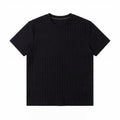 Lucca - Men's Ultra-Comfort Ribbed T-Shirt in Espresso Black