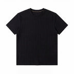Lucca - Men's Ultra-Comfort Ribbed T-Shirt in Espresso Black