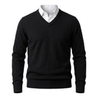 Men’s Cashmere V-Neck Sweater – Corsavi, view 1