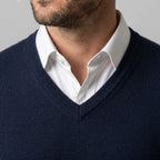 Men’s Cashmere V-Neck Sweater – Corsavi, view 3